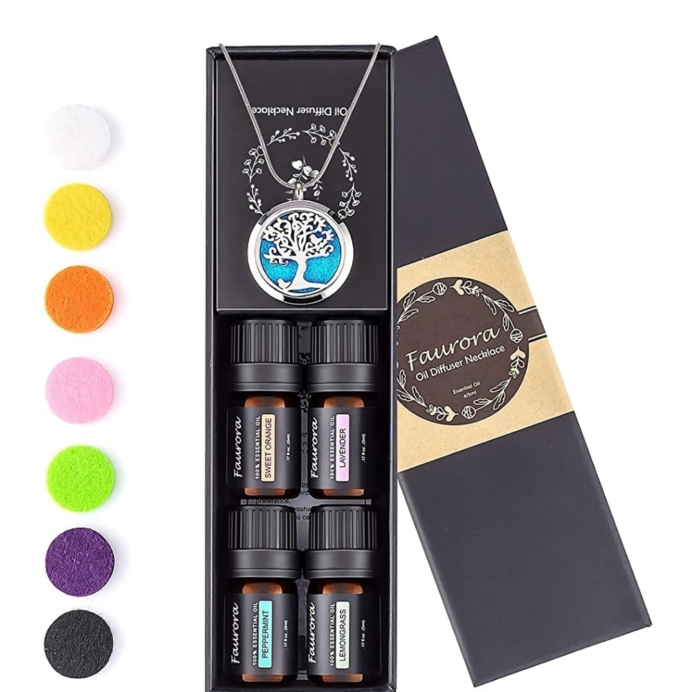 Faurora Essential Oil Diffuser Necklace - image 6